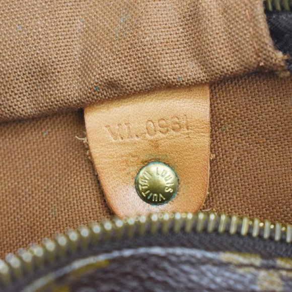 Authentic LOUIS VUITTON Speedy 30 Travel Hand Bag Monogram Leather Brown - Picture 11 of 14